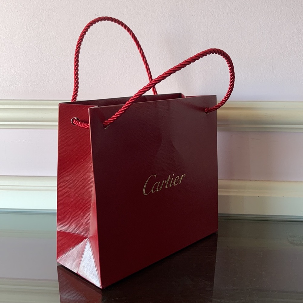 Cartier shopping bag & ring box - Picture 5 of 8